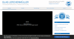 Desktop Screenshot of glas-lerchenmueller.de